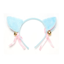 Load image into Gallery viewer, 6 Colors Beautiful Masquerade Halloween Cat Ears Cosplay Cat Ear Anime Party Costume Bow Tie Bell Headwear Headband Anime
