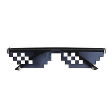 Load image into Gallery viewer, Thug Life Mosaic Glasses Sunglasses Men Women 8 Bit Coding Pixel Trendy Cool Super Party Funny Vintage Shades Eyewear
