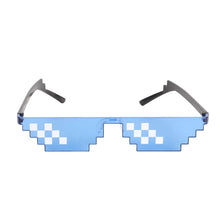Load image into Gallery viewer, Thug Life Mosaic Glasses Sunglasses Men Women 8 Bit Coding Pixel Trendy Cool Super Party Funny Vintage Shades Eyewear
